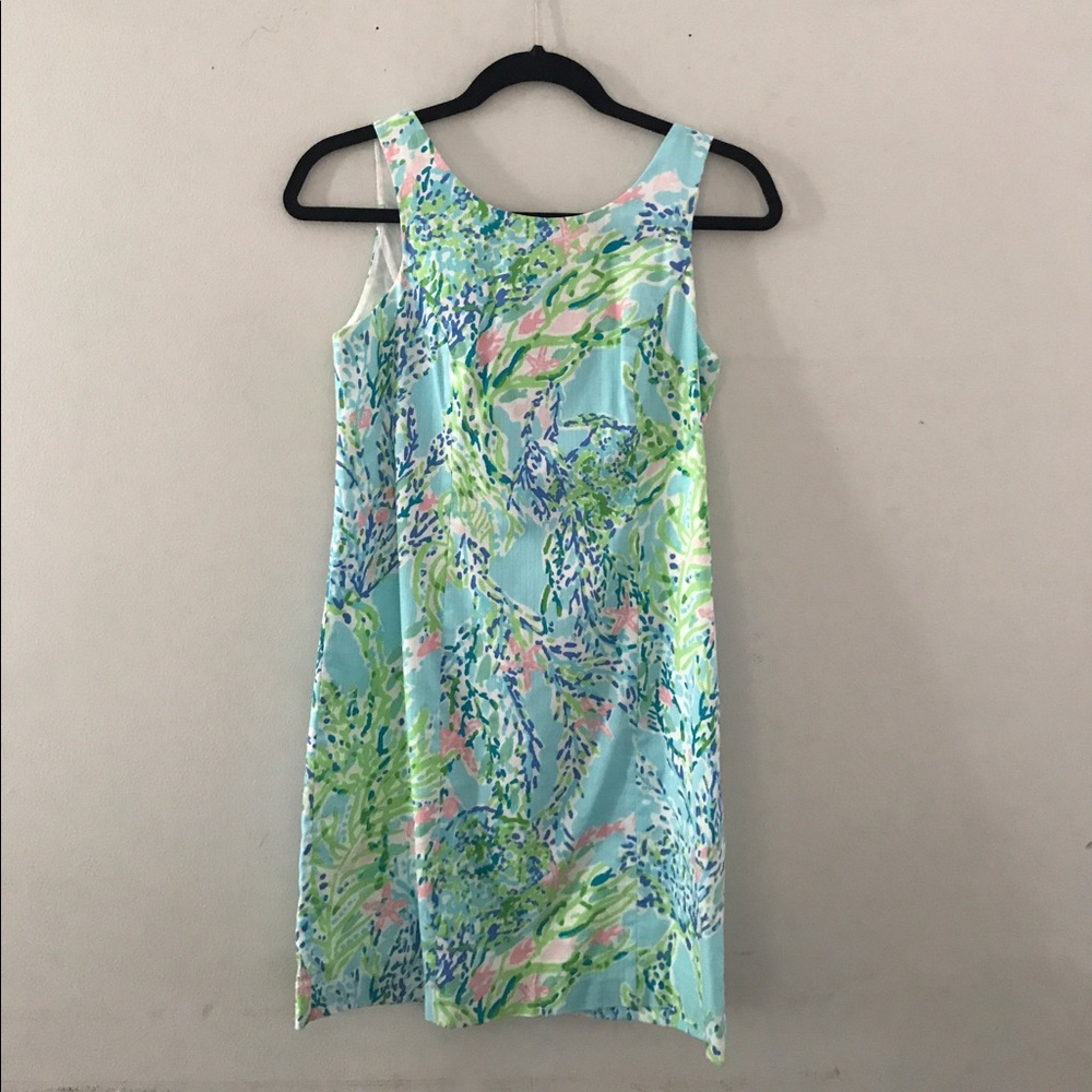 Lilly Pulitzer Cathy Shift Size 0 Blue Heaven!