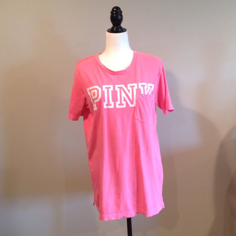Victoria's Secret PINK Campus Pocket Tee | XS