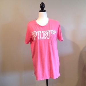 Victoria's Secret PINK Campus Pocket Tee | XS