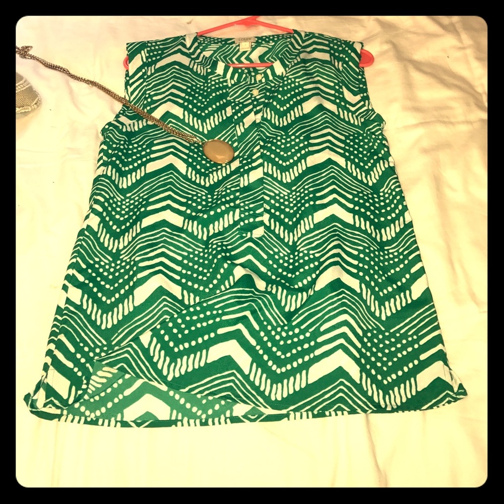 J. Crew Sleeveless Blouse