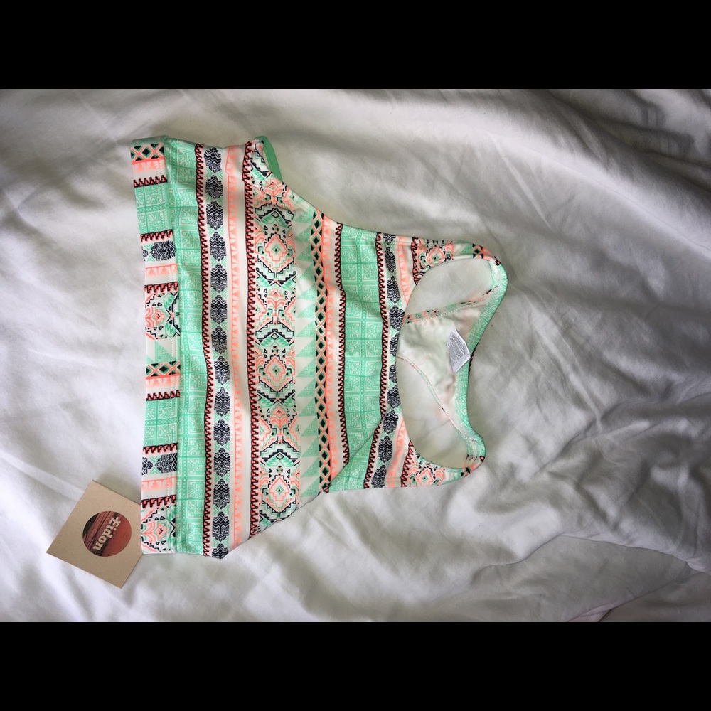 Eidon printed high neck swim suit