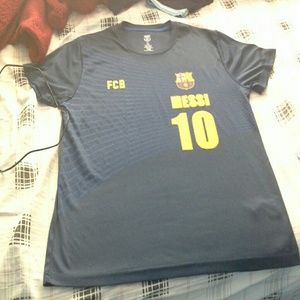 A Barcelona Lionel Messi soccer jersey