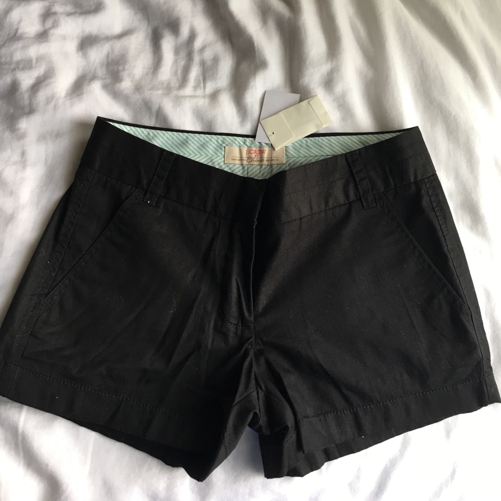 J. Crew factory black Chino shorts