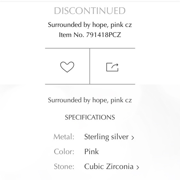 PANDORA 791418PCZ. Surrounded by hope - Picture 2 of 5