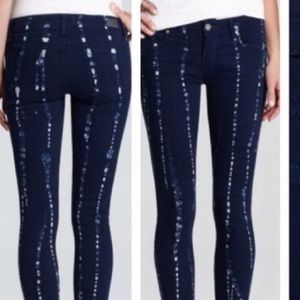 NWT Paige Jeans Verdugo Skinny Summer Night Batik