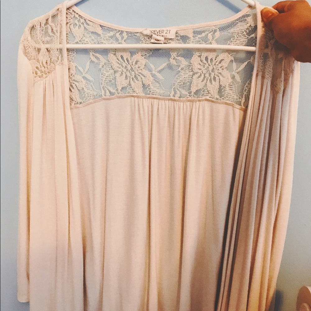 Forever 21 White cardigan