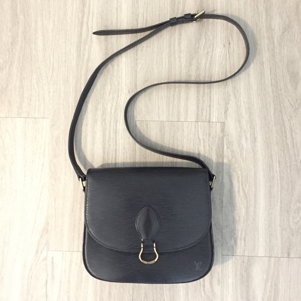 Authentic Louis Vuitton St Cloud in black Epi