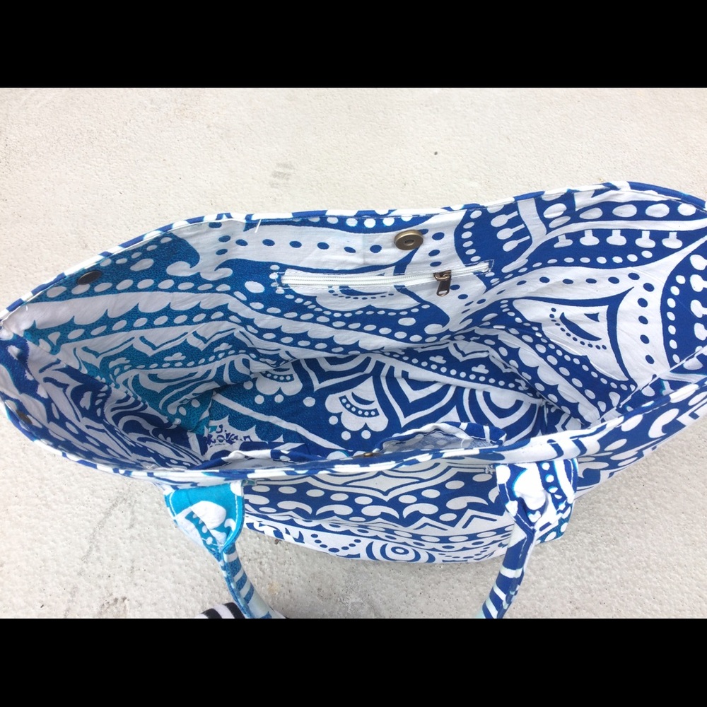 Beach bag tote bag handmade shopping bag - Picture 3 of 4