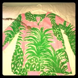 Lilly Pulitzer cover up shirt