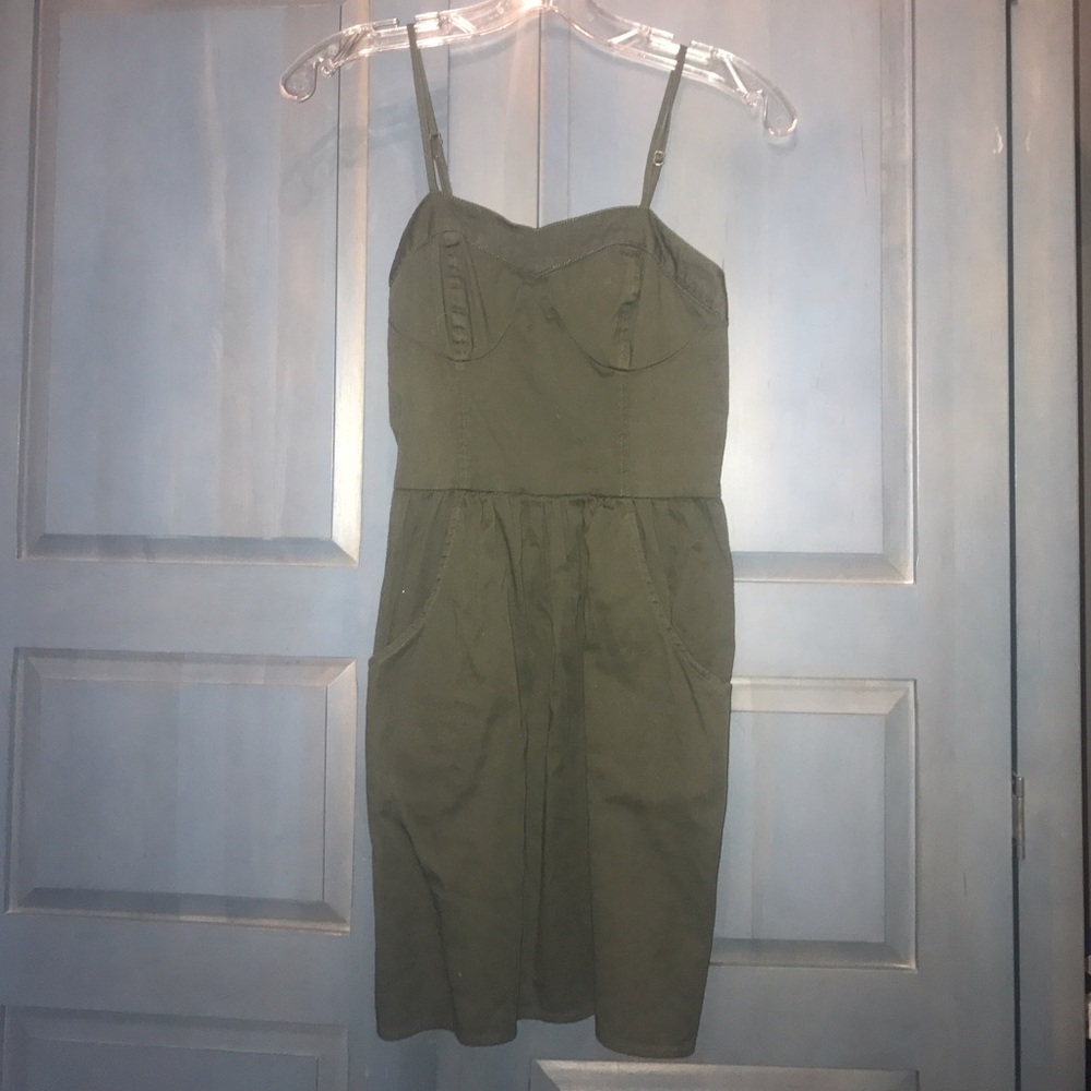 Target sculpted forest green dress!