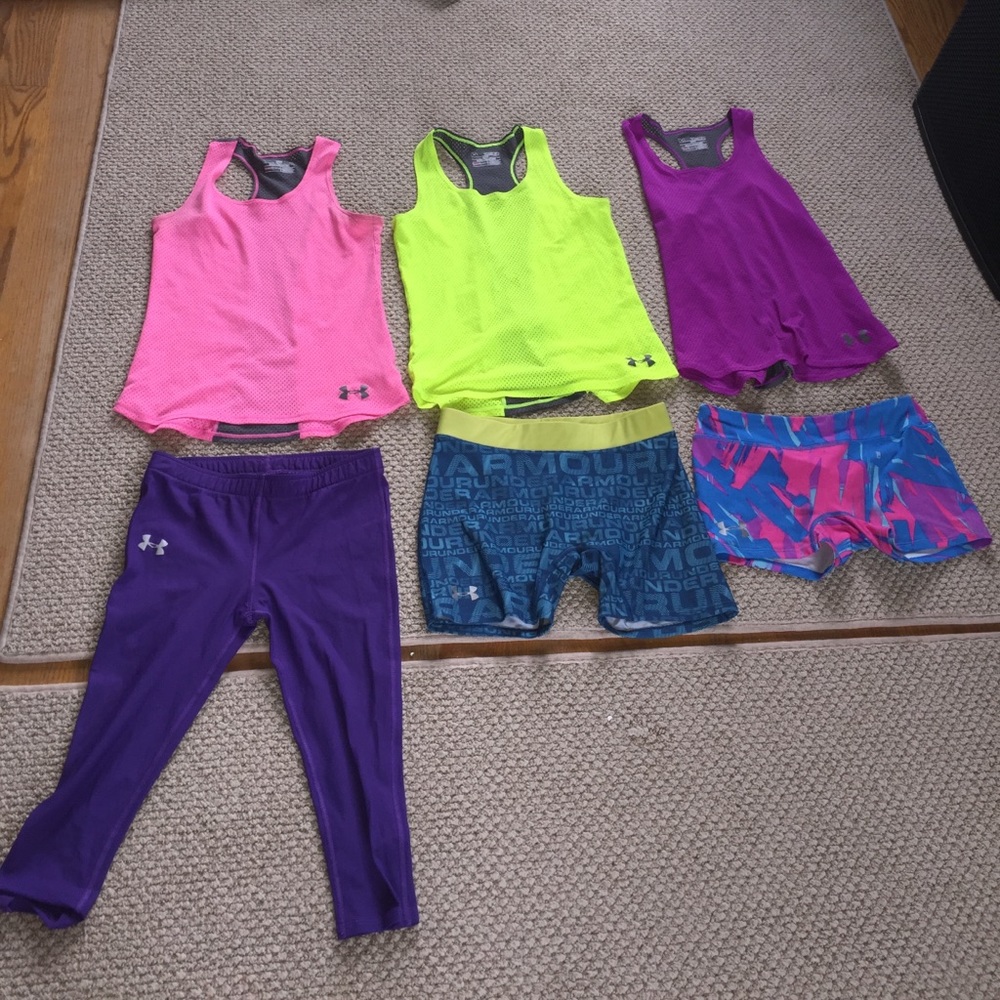 UnderArmour kids BUNDLE,Read description for sizes