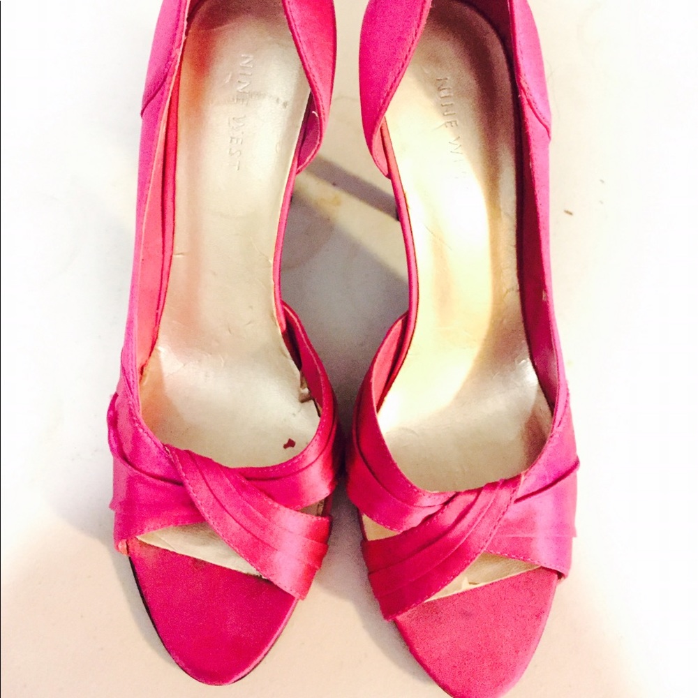 Pink nine wear heels