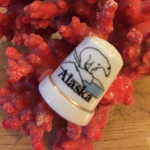 Vintage collectable Alaska thimble