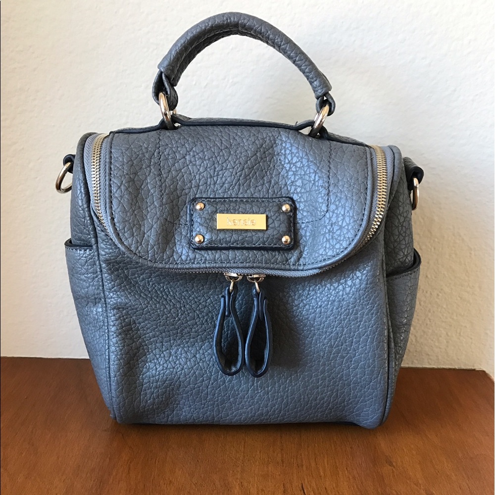 Kensie Grey Photo Finish Medium Crossbody Bag