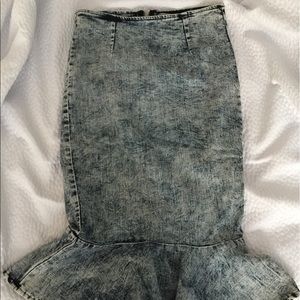 Jean skirt