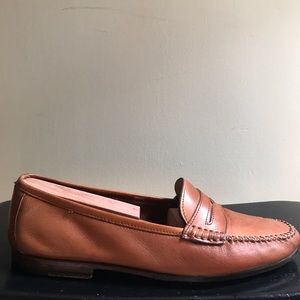 Salvatore Ferragamo brown leather Men's Loafers