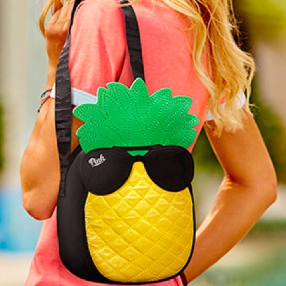 VS PINK pineapple cooler bag