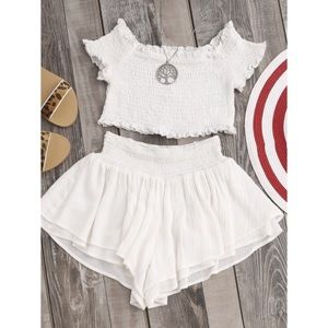 Two-piece White Set