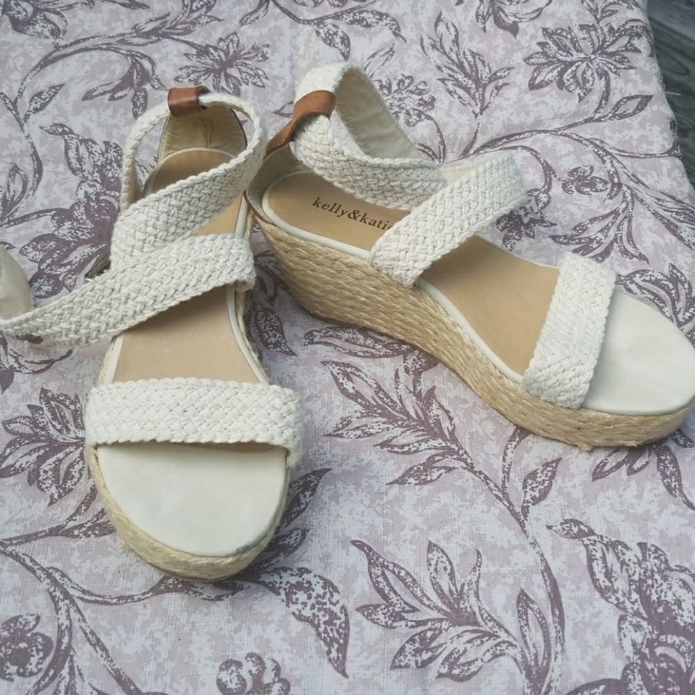 Kelly and Katie Rope Wedge size 10