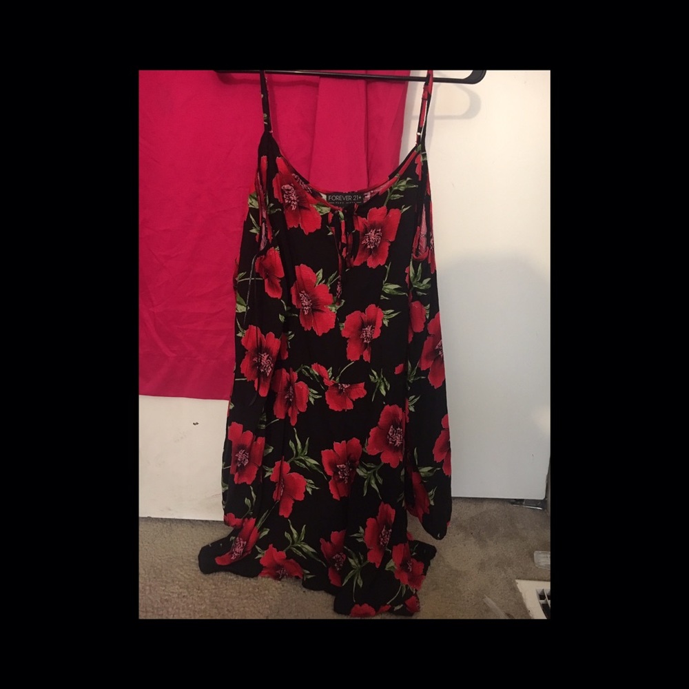 Black and red romper.