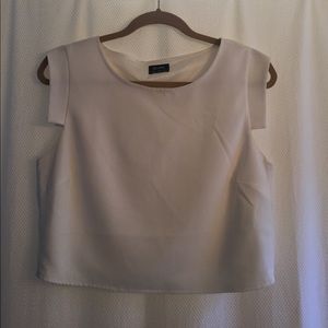 Bardot White Crop Top, size 8