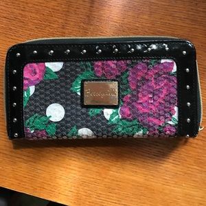 Betsey Johnson "Betseyville" floral wallet