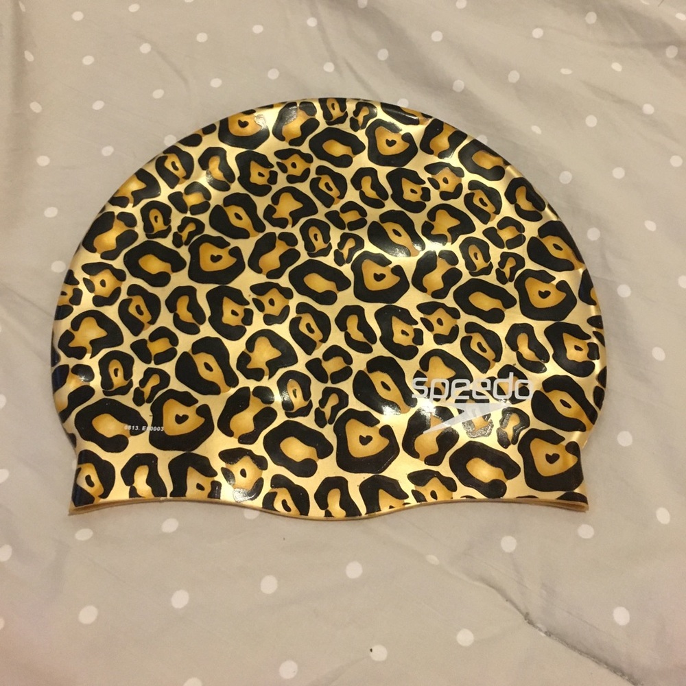 Leopard Speedo Swimming Cap