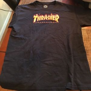 Thrasher t-shirt.