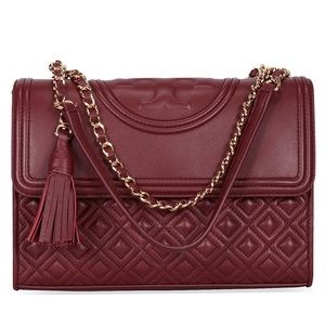 Tory Burch Fleming Burgundy