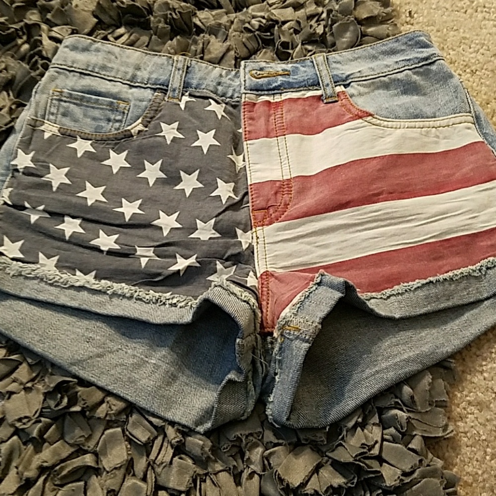 American Flag Shorts