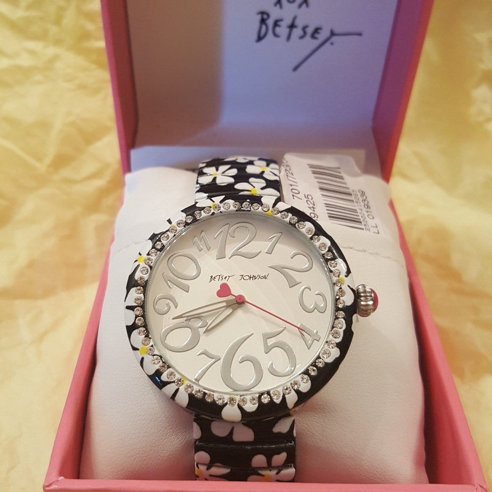 SOLD****Betsey Johnson Watch Brand New With Tag
