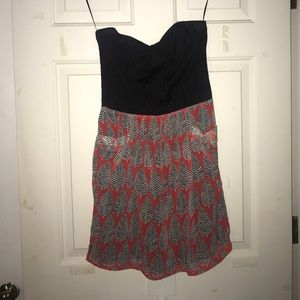 Strapless Semi Formal Dress