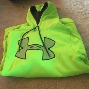Neon under armour hoodie