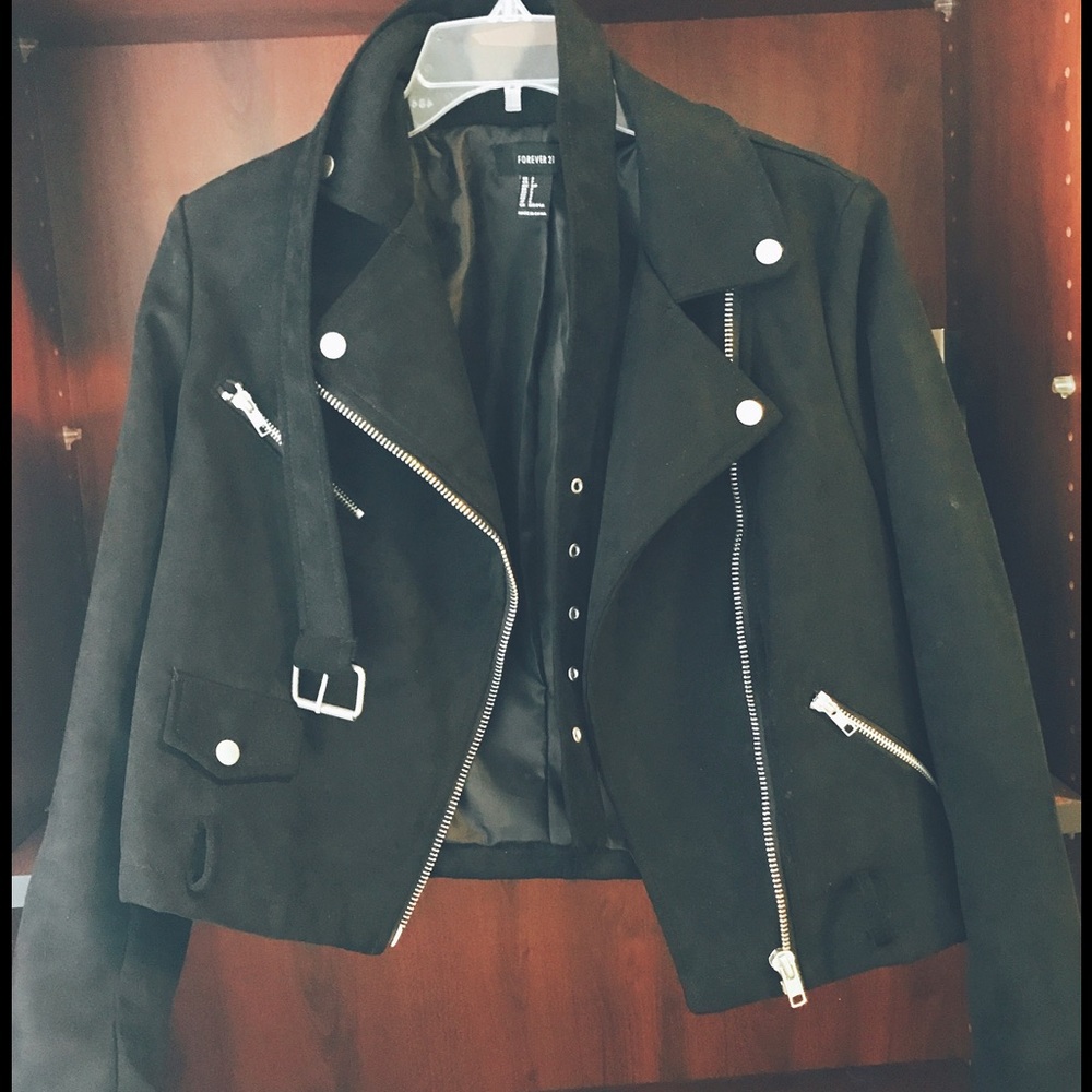 Forever 21 Women's Faux Suede Jacket