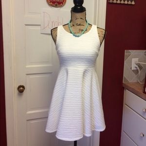 ✨Pure Winter White Skater Dress