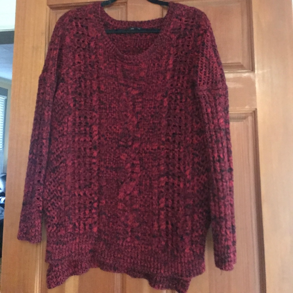Express oversized knit sweater