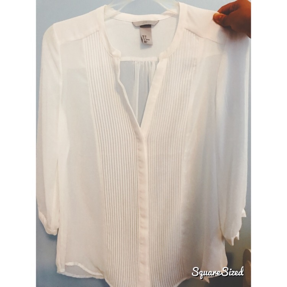 H&M White business shirt