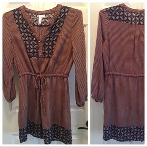 Alya Dress With Drawstring Buttons
