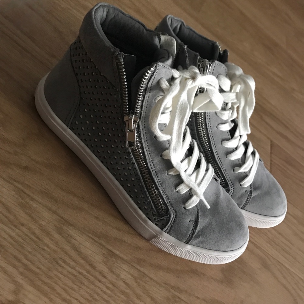 Steve Madden grey high tops