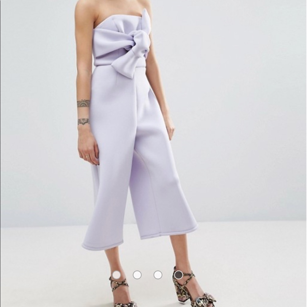 NWT Asos Petite Bow Jumper - Lilac
