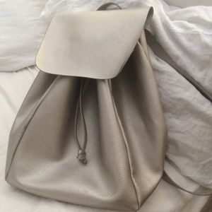 Silver Zara Street Fashion Backback