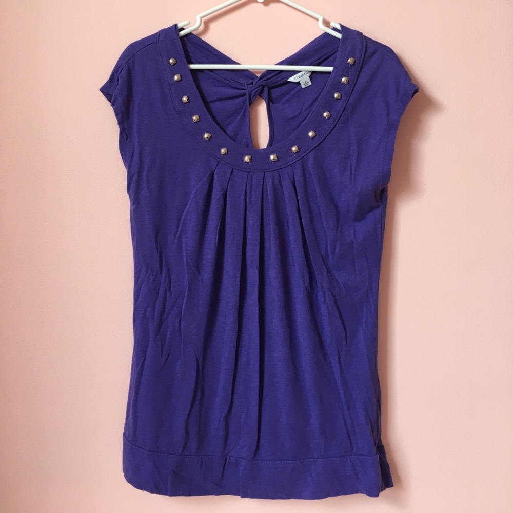 Calvin Klein Royal Purple Blouse