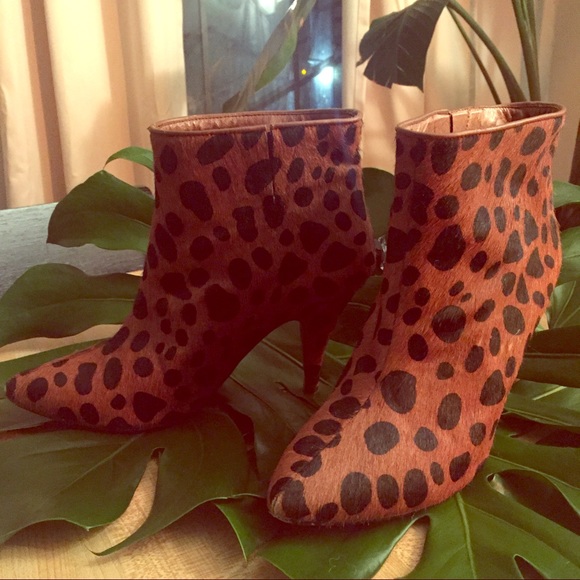 Jeffrey Campbell Ponyhair Ankle Booties - Picture 1 of 1