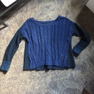 Blue chunky sweater