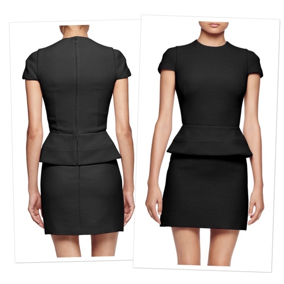 Alexander McQueen Dresses & Skirts - •Alexander McQueen cap sleeve peplum dress•