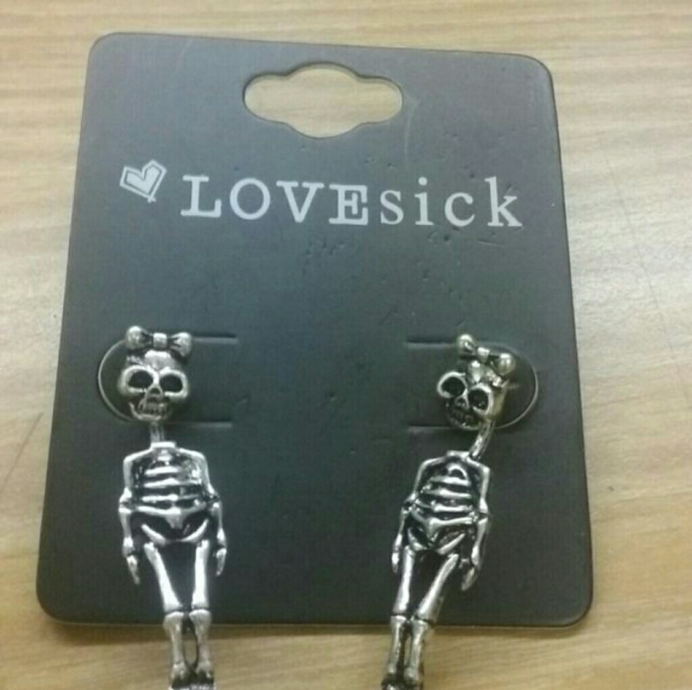 Female Skeleton Earings