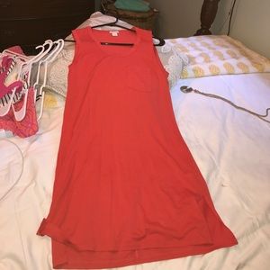 J. Crew red coverup dress