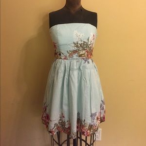 ⭐️ON SALE🌟 Robin's Egg Blue with Floral Patterns