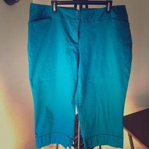 ⭐️Lane Bryant⭐️Emerald Capris
