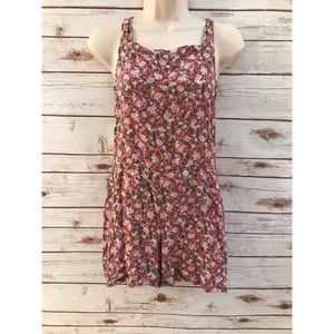 NORDSTROM BP Floral Boho Hippie Romper Size Large